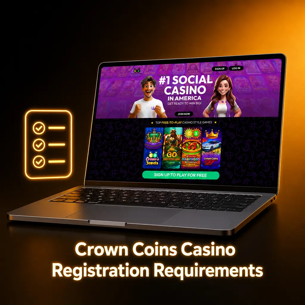Crown Coins Casino Registration Requirements